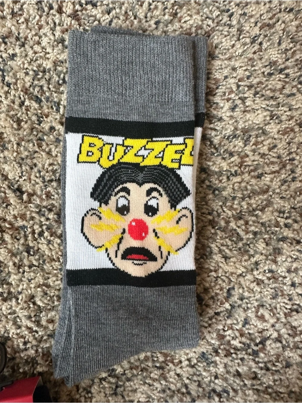 Club Room Three-Pack Novelty Crew Socks- fun, novelty, and holiday - Mens - New